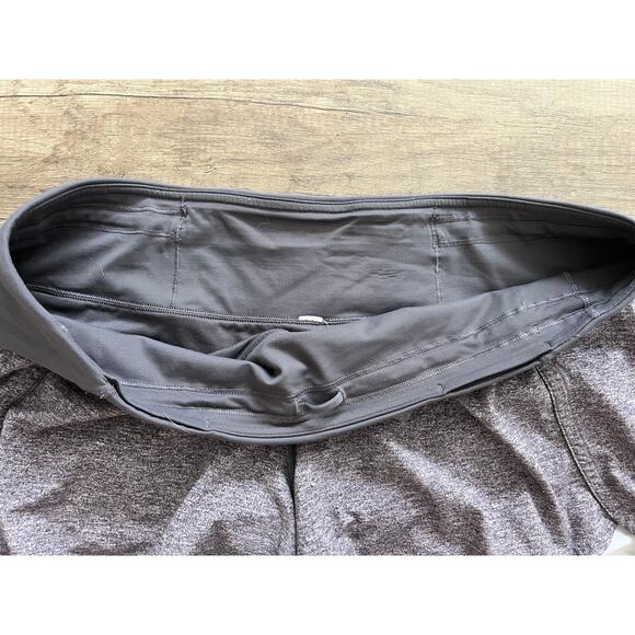 Lululemon Run Times Short II*4" Heather Lux Multi Black / Dark Carbon - Picture 3 of 7